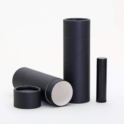 100 mL Black Kraft Paperboard Lip Balm/Salve/Cosmetic/Lotion Tubes 300 Pack