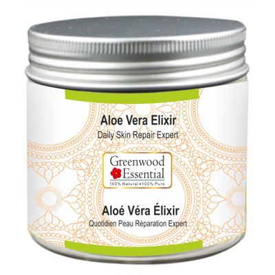 Greenwood Essential Pure Aloe Vera Elixir (Gel) Daily Skin Repair Expert Therapeutic Grade 50gm (1.76 oz)