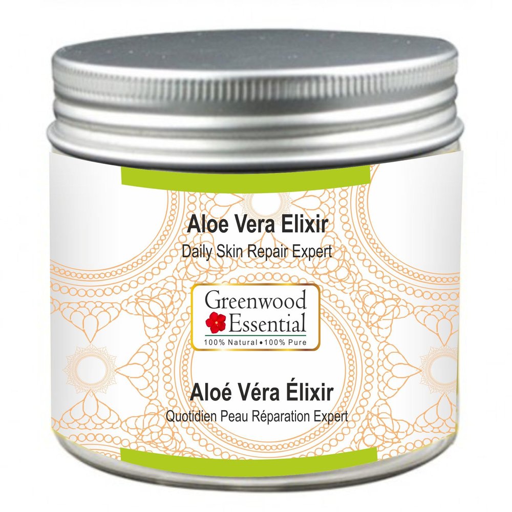 Greenwood Essential Pure Aloe Vera Elixir (Gel) Daily Skin Repair Expert Therapeutic Grade 50gm (1.76 oz)