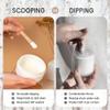 Beauticom 500pcs 4.5" Medium Flat Wood Sticks Spatula Applicator for Facial Hair Wax Removal (Wooden Applicator, 500pcs) view 3