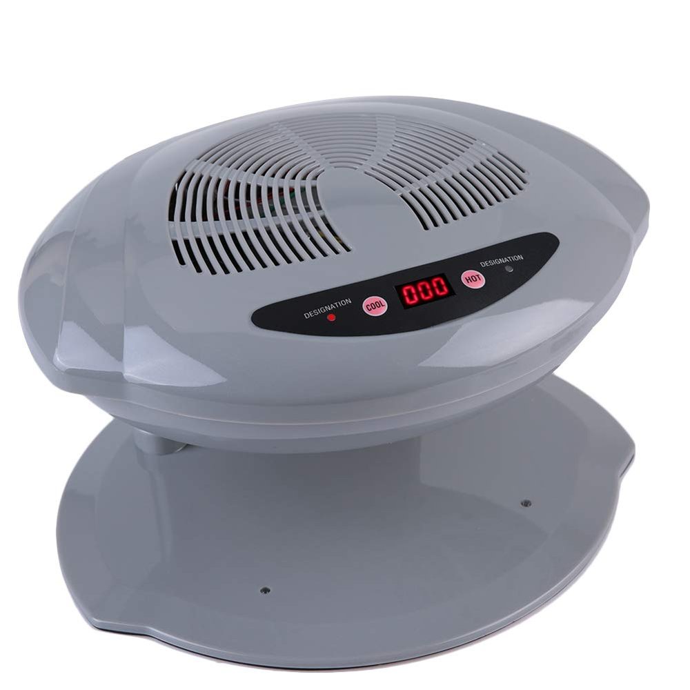 Ejoyous Air Nail Dryer 400W Auto Sensor Hot Cold for Regular Polish, Grey