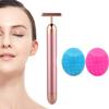 Beauty Bar Rose Gold Facial Massager for Skin Care Electric T-Shape Tools Face Lifting and Firming Anti-Wrinkles Skin Tightening (Pink) view 1