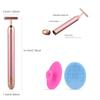 Beauty Bar Rose Gold Facial Massager for Skin Care Electric T-Shape Tools Face Lifting and Firming Anti-Wrinkles Skin Tightening (Pink) view 4