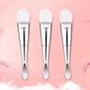 AKOAK 3 Pcs Double Head Soft Silicone Mask Applicator with Spoon Brush Two-Sided Beauty Tools for Makeup, Foundation, Moisturizer, Gel, and Mud Mask view 3