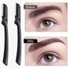 AKOAK 3 Pcs Eyebrow Razor, Skin Care Exfoliating Facial Shaver, Eyebrow, Facial Shaver for Women, Used to Remove Unnecessary Facial Hair and Peach Fuzz - Professional Skin Care Tool view 2