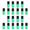 20 x Empty Glass Bottles Essential Oil Bottle Aromatherapy Laboratories Dropper Tubes Green 3ml view 1