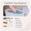 Therabath TheraCOCO Paraffin Wax Refills - Wax Beads - Relieve Arthritis Discomfort, Stiff Muscles & Dry Skin - With Coconut Oil - For Hands, Feet, Body - Hydrates - Made in USA, 12 lb Clearly Coconut view 2