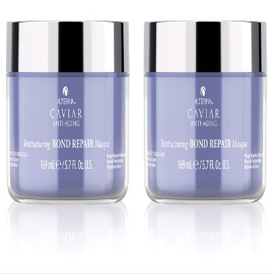 Alterna Haircare Caviar Anti-Aging Restructuring Bond Repair Masque, 2 Count