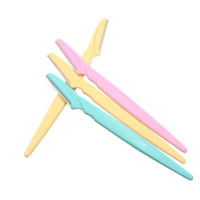 9 PCS Eyebrow Trimming,Eyebrow Hair Trimmers,Eyebrow Razor Facial Hair knife Remover Makeup Tools Trimmer Sharper Shaver Hair Remover Set,Red,Yellow,Green,6