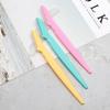 9 PCS Eyebrow Trimming,Eyebrow Hair Trimmers,Eyebrow Razor Facial Hair knife Remover Makeup Tools Trimmer Sharper Shaver Hair Remover Set,Red,Yellow,Green,6 view 4