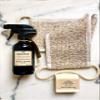 16J Organics - Turkish Bath Spa Set- Organic 100% Natural Green Quench - Body Oil 8oz, Plus Goat Hair Back Scrubber and Artisanal Pure Olive Soap view 2