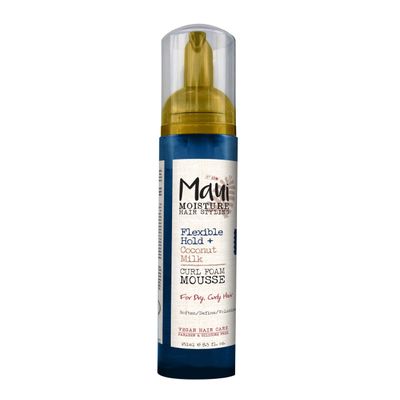 Maui Moisture Flexible Hold + Coconut Milk Curl Foam Mousse, 8.5 oz