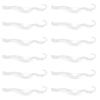 12pcs Long Curly Hair Extensions Hairpin Domestic Silk Child White Straight Hair view 3