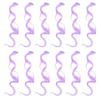 12pcs Long Curly Hair Extensions Women One-piece Hair Wig Long Extension Wig Fake Long Fake