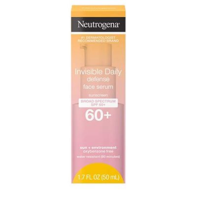 Neutrogena Invisible Daily Defense Face Serum with Broad Spectrum SPF 60+, 1.7 fl. oz 1 ea (Pack of 3) Product Name