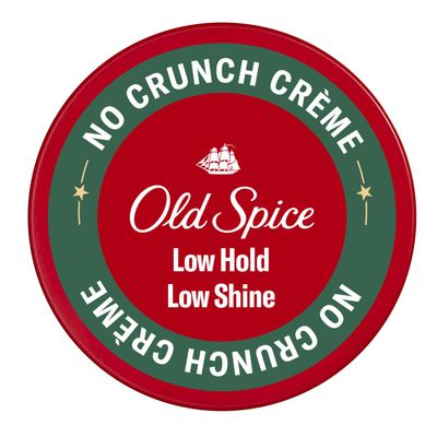Old Spice No Crunch Crme, Hair Styling Crme for Men, Low Hold, Low Shine, 2.22 Oz