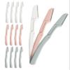 Eyebrow Razors for Women, 15 Pcs Safe Dermaplane Razor, Dermaplaning Tool for Face, Foldable Eyebrow Razor for Women and Men that Helps Smooth the Skin, 3 Colors view 1
