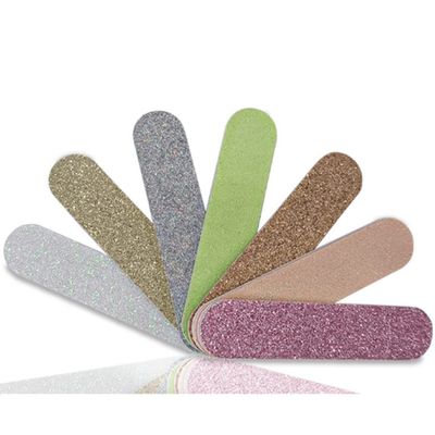 AKOAK 12 Pieces Mini Nail File - Professional Double Sided Emery Nail Buffer File for Nails, Pedicures, Natural and Acrylic Nails