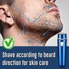 Arinda Portable Mini Electric Shaver USB Rechargeable Small Home Travel Razor view 3