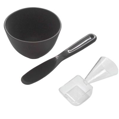 Elitzia Soft Bowl DIY Skin Care Tools Kits Anti-slip Design 12 Specifications For Beauty Salon SPA And Home Use ET181 (L, Brown pack of 3)