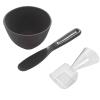 Elitzia Soft Bowl DIY Skin Care Tools Kits Anti-slip Design 12 Specifications For Beauty Salon SPA And Home Use ET181 (L, Brown pack of 3) view 1