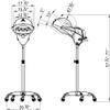 DIR Beauty Salon Hair Treatment Steamer - Ion - Free - Standing in Black view 3
