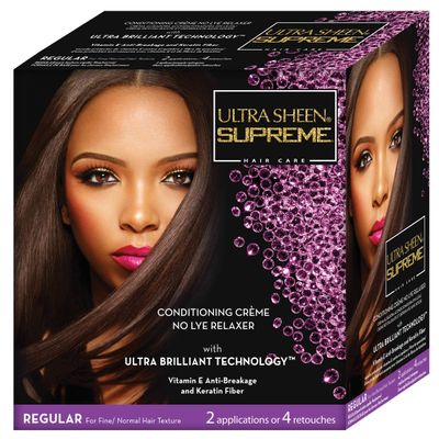 Ultra Sheen Supreme Relaxer Kit Regular (Pack of 2)