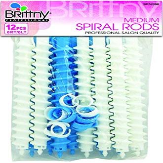 Brittny Spiral Rods-12 Count Medium (Pack of 3)