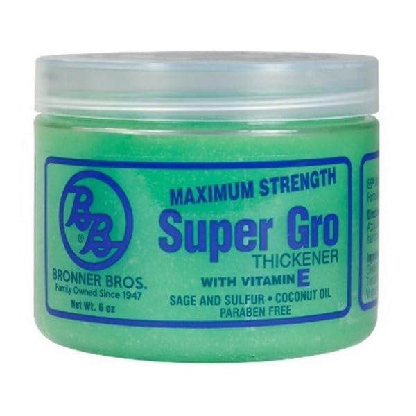Bronner Bros Super Gro [Maxium-Blue] (Pack of 4)