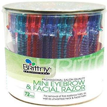 Brittny Eyebrow Razor Mini (Pack of 4)