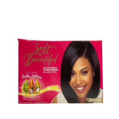 Soft & Beautiful No-Lye Kit [Regular] (Pack of 3)