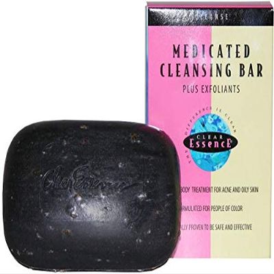 Clear Essence Plus Exfoliants Medicated Cleansing Bar (Pack of 2)