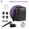 Skull Shaver Baby Beast Trimmer - Ultimate Cordless Hair & Beard Grooming Tool - Precision Steel Blades - USB Rechargeable - 4 Combs - Travel-Friendly view 3