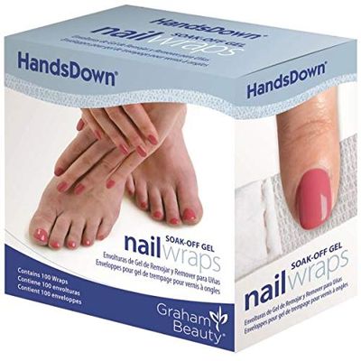 Graham Handsdown Nail Wraps 100 Count (Pack of 2)