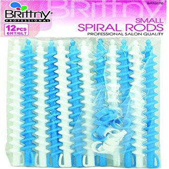 Brittny Spiral Rods-12 Count Small (Pack of 6)