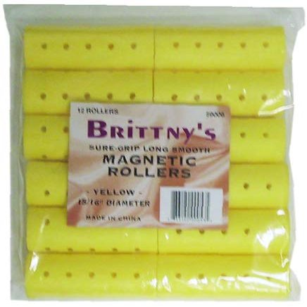 Brittny Roller Smooth Magnetic Yellow (Pack of 6)