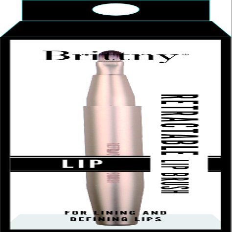 Brittny Cosmetic Brush Retractable Lip (Pack of 2)