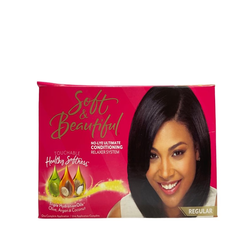 Soft & Beautiful No-Lye Kit [Regular] (Pack of 2)