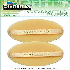 Brittny Cosmetic Cotton Puff Round 2-Piece (Pack of 2)