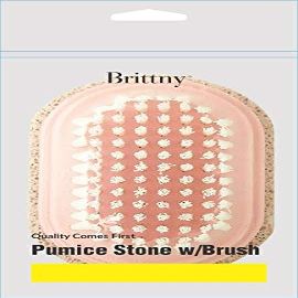 Brittny Pumice Stone W/Brush (Pack of 3)