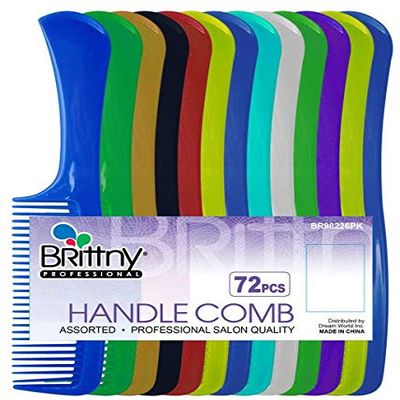 Brittny Brittnyhandle Comb 72-Piece Pack (Pack of 2)