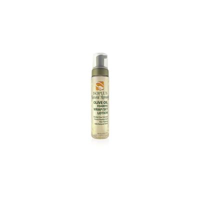 Isoplus Natural Remedy Olive Oil Foaming Wrap/Set Lotion 8.5 Ounce