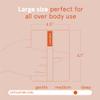 Cleanlogic Bath and Body Exfoliating Body Scrubber, Large Exfoliator Tool for Smooth and Softer Skin, Daily Skincare Routine, Assorted Colors, 3 Count Value Pack view 4
