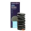 CleanLogic Bath & Body Charcoal Infused Exfoliating Dual-Texture Facial Pads, Face Sponges for Cleansing & Softening Sensitive Skin, MakeUp Remover Pads, 9 Count Value Pack view 1