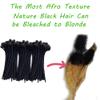 100% Human Hair Dreadlocks Handmade Locs Samll Size 0.4cm Width Pencil Size 60 per Bundles Natural Black #1B 12inch view 2
