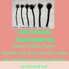 100% Human Hair Dreadlocks Handmade Locs Samll Size 0.4cm Width Pencil Size 60 per Bundles Natural Black #1B 12inch view 3