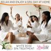 Christmas Gifts Bath & Body Spa Gift Basket for Women, Best Gift for Mother's Day & Birthday, White Rose Set Body Lotion, Shower Gel, Bubble Bath, Bath Salt, Towel, Soap, Oil, Candle, Gloves, view 3