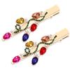 Christmas Hair Clips Sparkly Rhinestone Christmas Light Blub Hair Clips Hairpin Xmas Holiay Jewelry Barrette Hair Accessories for Women (Crystal Light Bulb) view 1