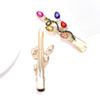 Christmas Hair Clips Sparkly Rhinestone Christmas Light Blub Hair Clips Hairpin Xmas Holiay Jewelry Barrette Hair Accessories for Women (Crystal Light Bulb) view 4