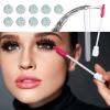 60 Pieces Mascara Wand Tube Set 30 Diamond Empty Eyelash Brush Tubes Spoolies 30 Mascara Wand Lash Extension Brushes Applicators Makeup Tools (110 mm, Iridescent) view 4